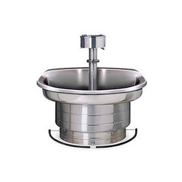 Bradley Bradley CorpÂ Wash Fountain, 54 In Wide, Semi Circular, Series WF2704, 4 Person Sink S93-530